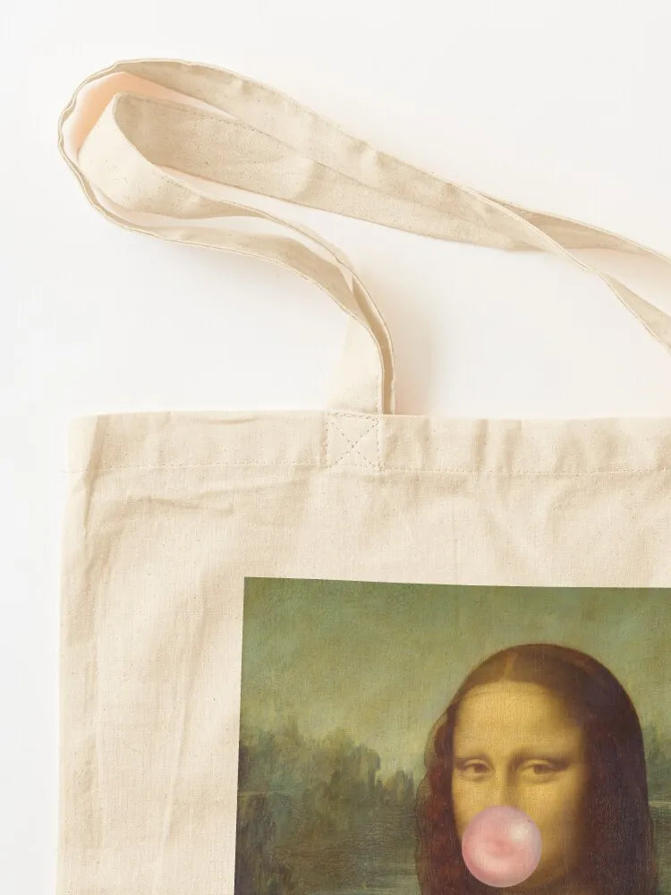 Mona Lisa Canvas Tote