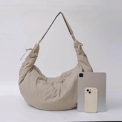 Large Crescent Nylon Bag