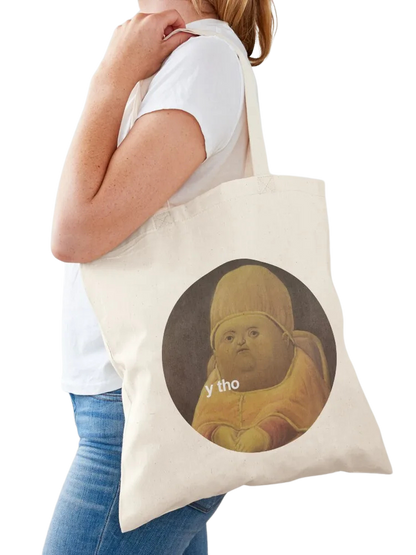 "Y tho" Canvas Tote Bag